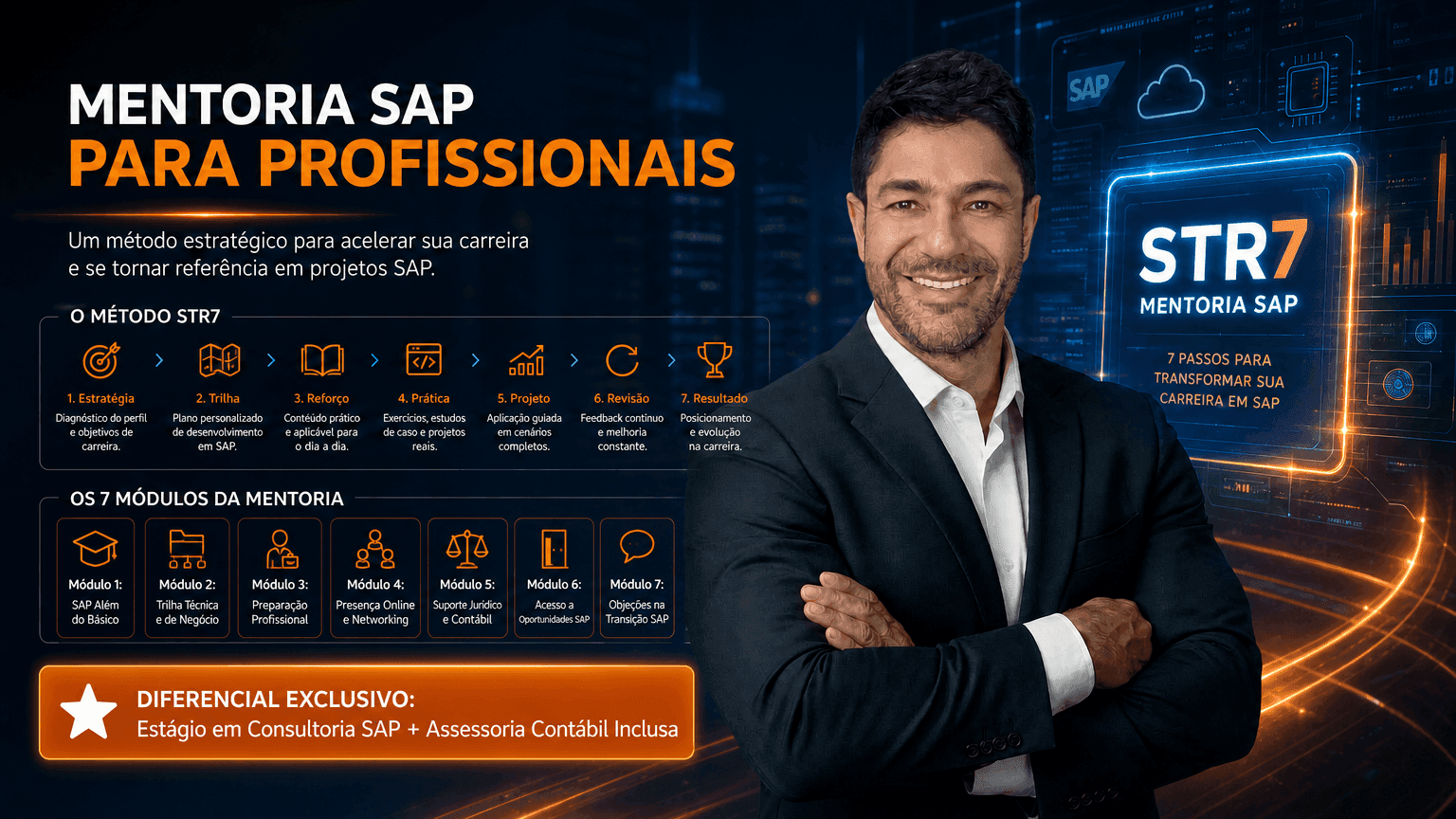🟠 Mentoria SAP para Profissionais — O Método STR7 que Está Acelerando Carreiras no Mercado SAP